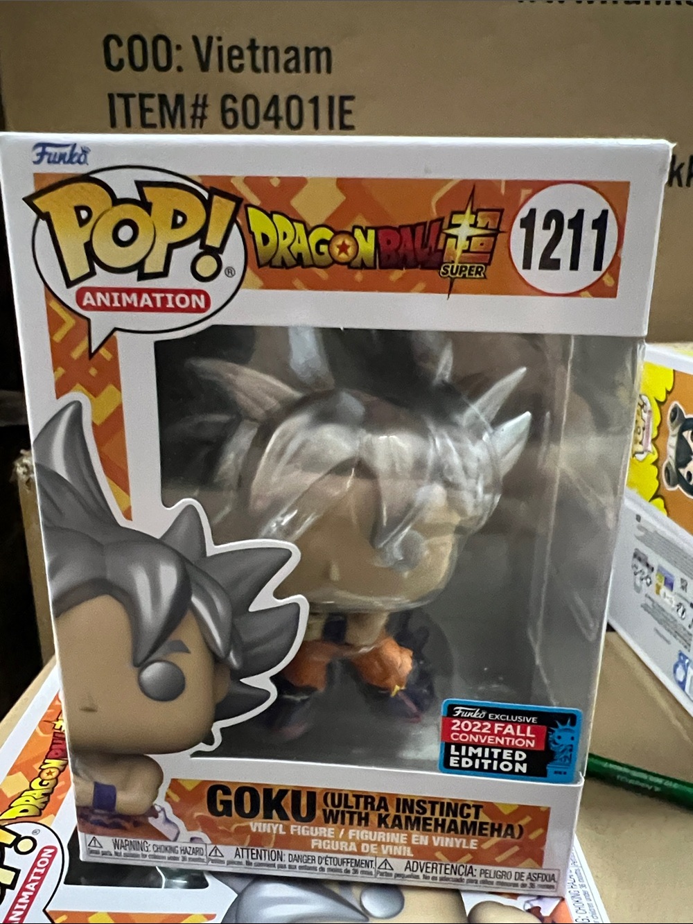 Funko Pop! Vinyl: Dragon Ball - Goku (Ultra Instinct With Kamehameha) -